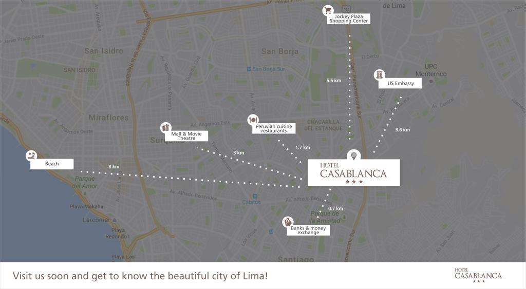 Casablanca Lima 호텔 외부 사진